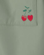Filles - Blouson utilitaire mi-&eacute;paisseur pour fille - Vert, image 3 sur 3 diapositives