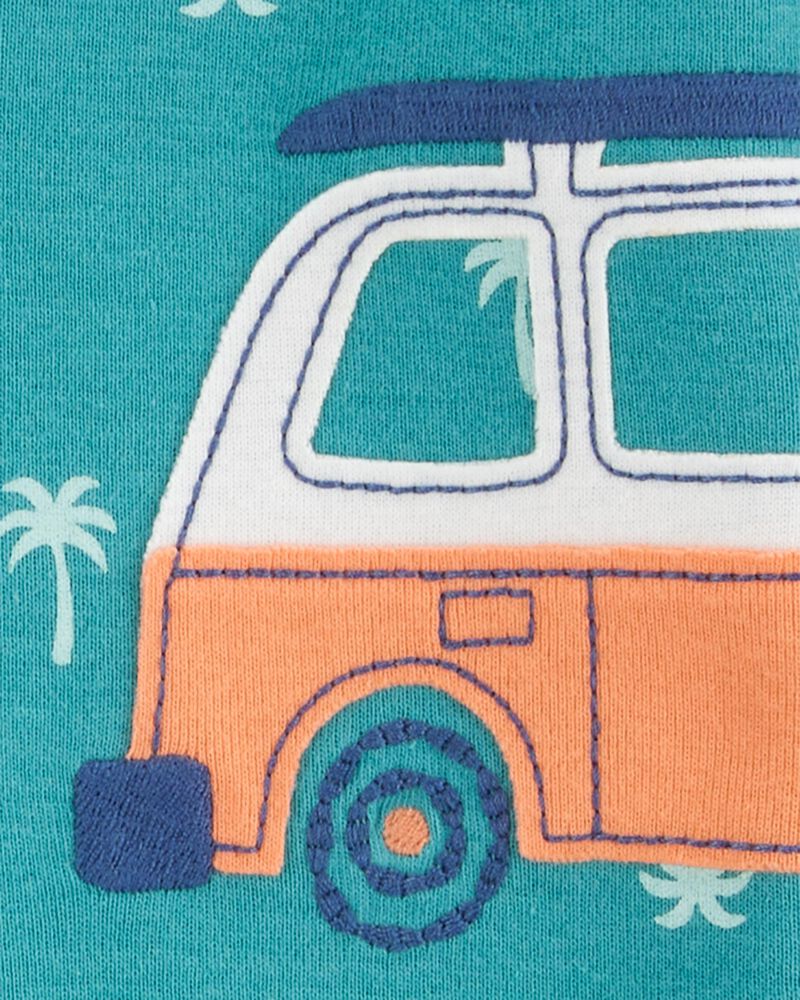 Baby Car Polka Dot Snug Fit Cotton 1-Piece Pyjamas, image 2 of 4 slides
