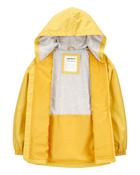 Hooded Rain Jacket - Yellow, image 2 of 3 slides