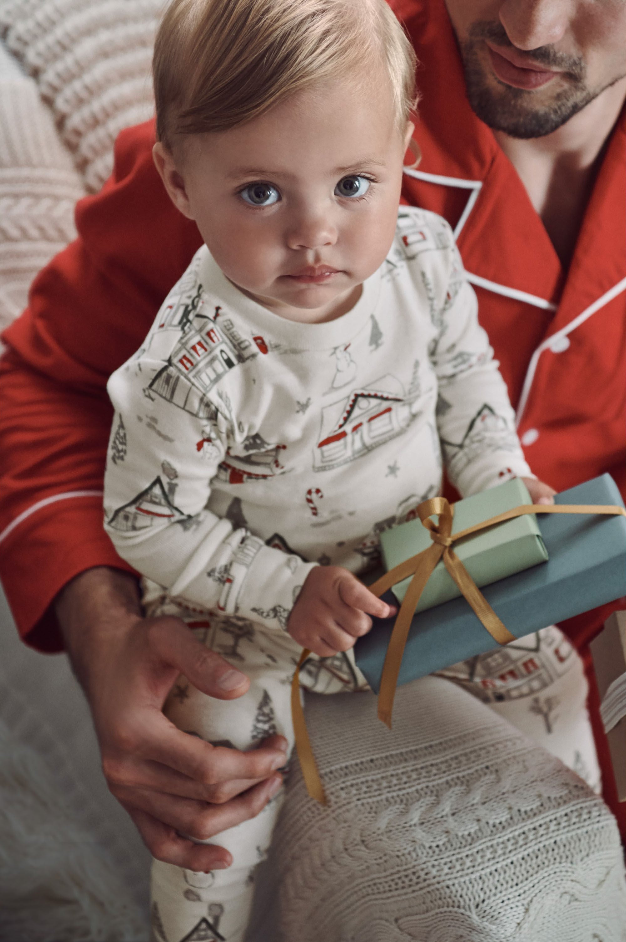 Holiday Print Baby Organic Cotton Holiday Print Pyjamas Set Carter s Oshkosh Canada