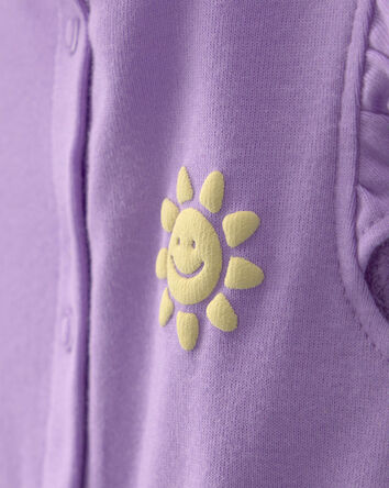 Baby Girl Sunshine Romper - Purple, 