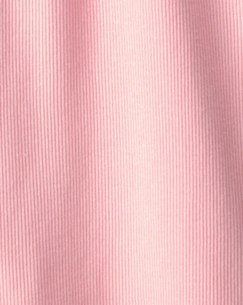 Filles - Haut &agrave; motif ajour&eacute; - Rose, 