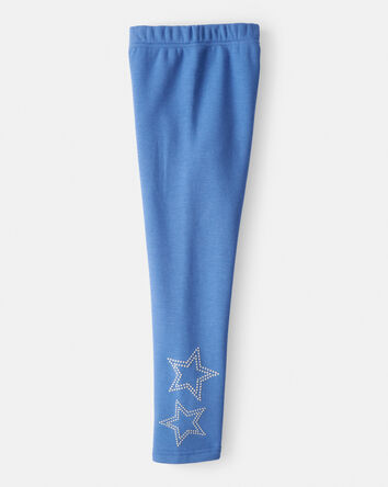 Girls Star Shine Sweatshirt & Pant Set - Blue, 