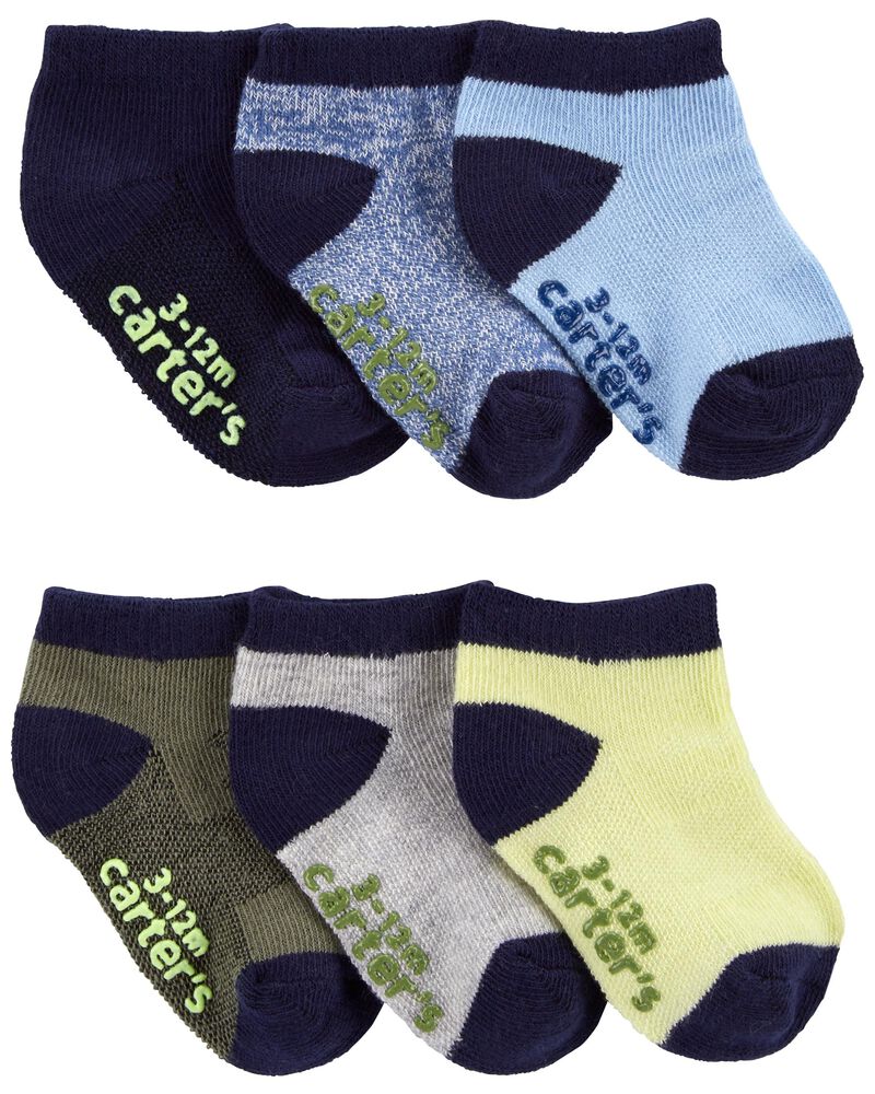 6-Pack Athletic Socks, image 1 of 1 slides