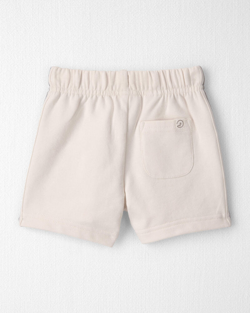 B&eacute;b&eacute; - Ensemble 2 pi&egrave;ces haut et short en jersey bouclette de coton biologique, image 3 sur 5 diapositives