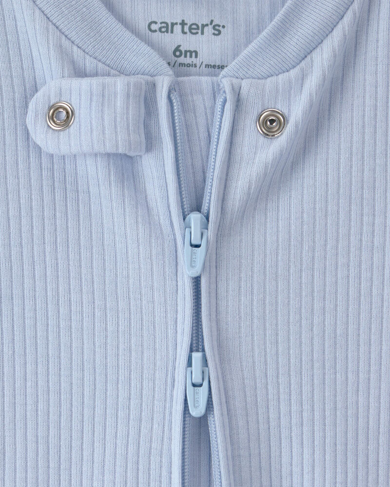 Baby Girl 2-Pack Ice Cream Sleeper- Purple/Blue, image 2 of 5 slides