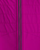 B&eacute;b&eacute; fille - Blouson matelass&eacute; d&rsquo;&eacute;paisseur moyenne - Mauve, image 3 sur 3 diapositives