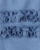 B&eacute;b&eacute; fille - Emballage de 2 pantalons en coton &agrave; enfiler&nbsp;&ndash; Bleu, rose, image 4 sur 5 diapositives