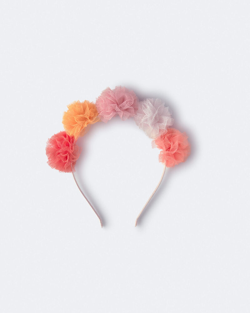 Toddler Girl Pom Pom Headband, image 3 of 3 slides