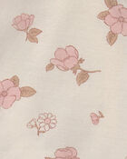 B&eacute;b&eacute; fille - Ensemble 3 pi&egrave;ces haut manches longues et pantalon &agrave; motif floral - Cr&egrave;me, image 5 sur 5 diapositives