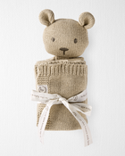 Bébé - Doudou ours en coton biologique, image 2 sur 3 diapositives