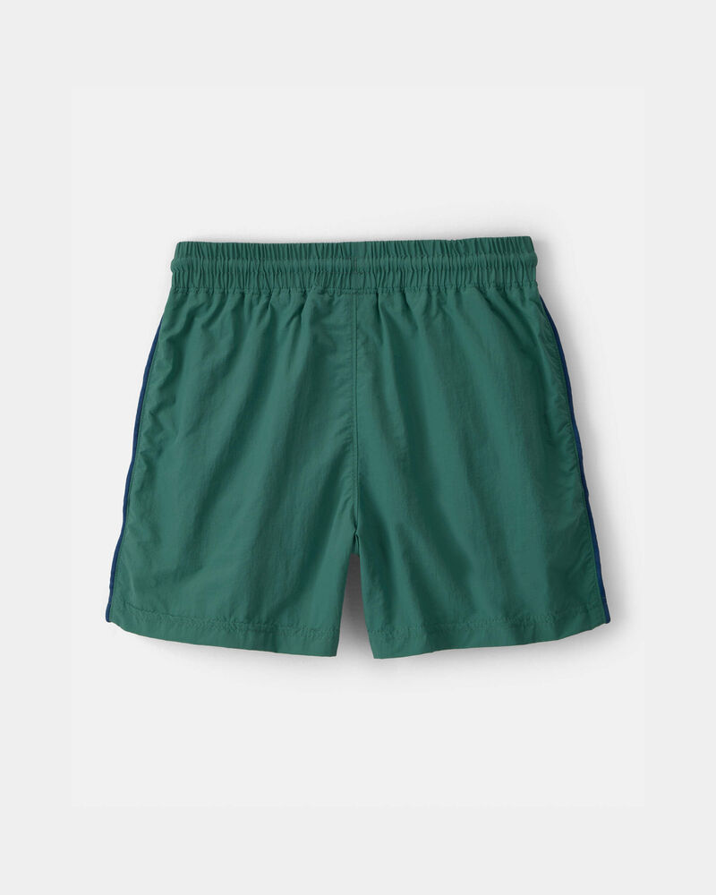 Boys Colorblock Active Shorts - Green, image 3 of 6 slides