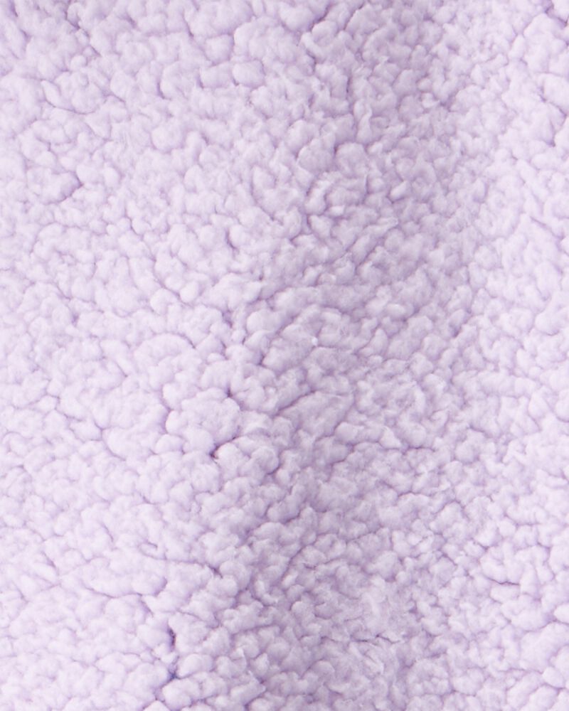 Baby Girl DayDream Fleece Quarter-Zip Pullover Sweatshirt - Purple, image 2 of 3 slides