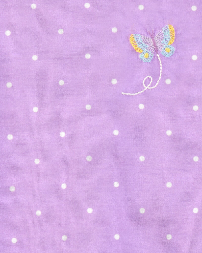 Filles - Emballage de 2 robes de nuit à papillons - Mauve, image 2 sur 4 diapositives