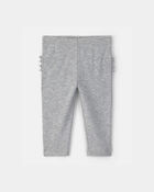 B&eacute;b&eacute; fille - Emballage 2 pantalons - Rose/Gris, image 2 sur 4 diapositives