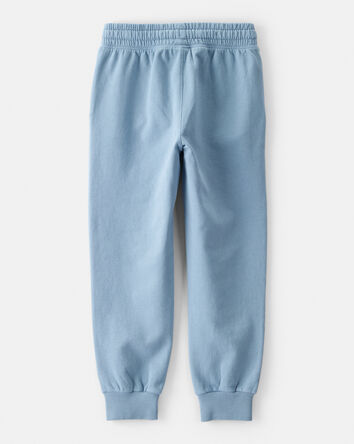 Boys French Terry Active Pants - Blue, 