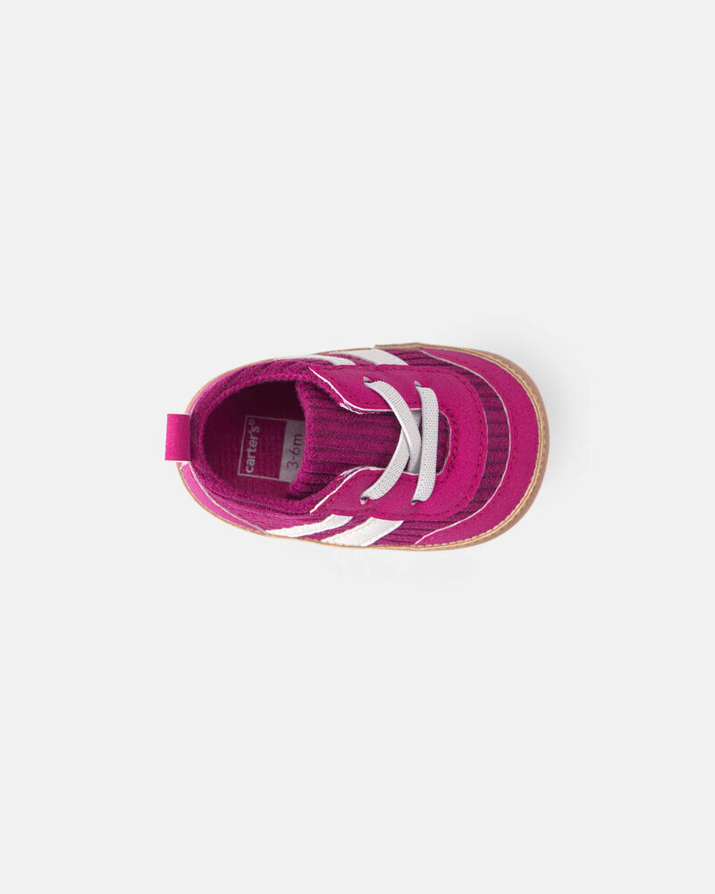 B&eacute;b&eacute; fille - Espadrilles &agrave; rayures - Bourgogne, image 5 sur 7 diapositives
