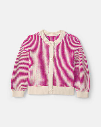 Toddler Girl Button-Down Cardigan Sweater - Pink, 