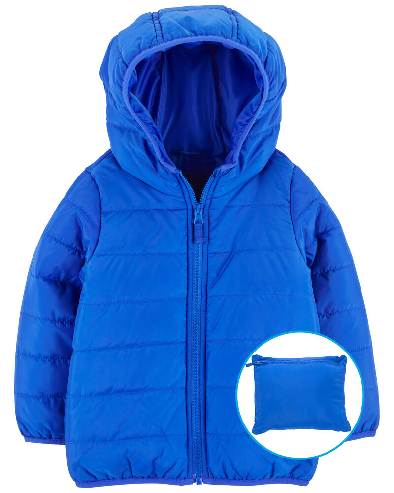 Kid Packable Puffer Jacket, image 1 of 6 slides