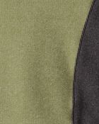 Toddler Boy Colourblock Long-Sleeve Pullover Sweatshirt - Green, image 2 of 3 slides