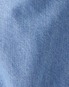 Baby Nostalgic Chambray V-Neck Overalls  - Ozone Wash, image 3 of 5 slides