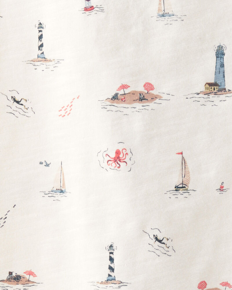 Kid 2-Pack Organic Cotton Coastal Knit Tees, image 3 of 5 slides