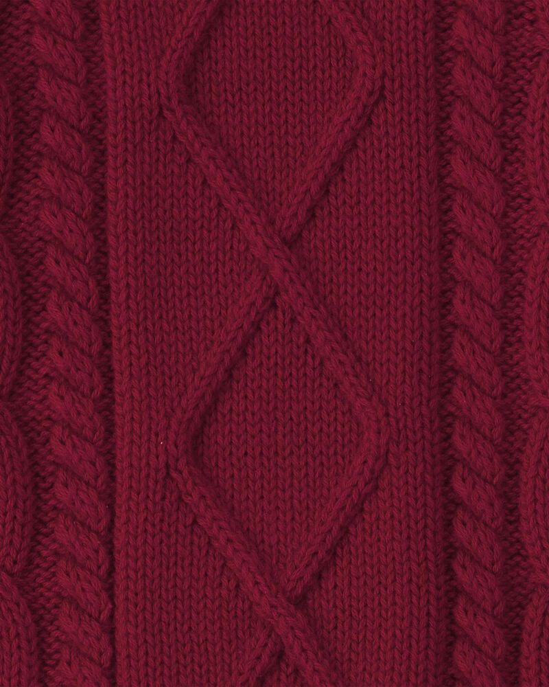 B&eacute;b&eacute; - Chandail en tricot torsad&eacute; en coton biologique, image 3 sur 3 diapositives