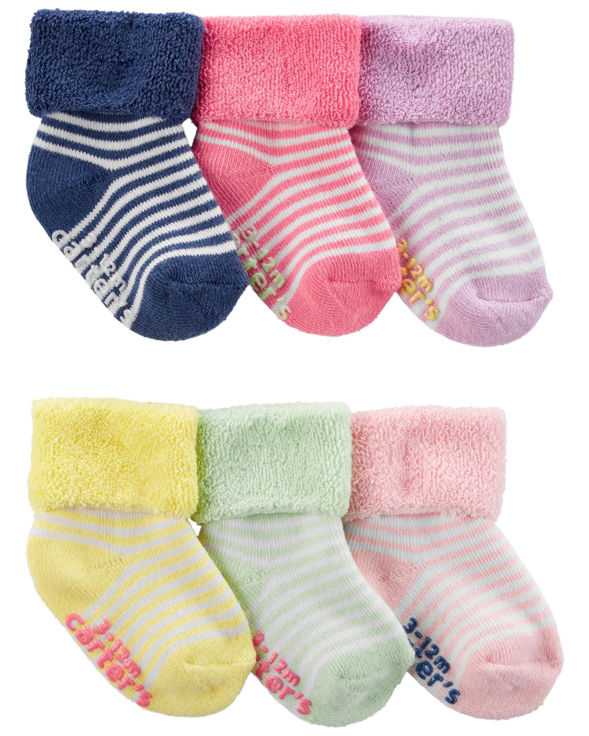 Multi 6 Pack Booties Carter s Canada