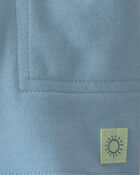 B&eacute;b&eacute; fille - Jupe-short en jersey bouclette - Bleu, image 3 sur 3 diapositives