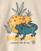 Baby Boy 'Sharp Dude' Iguana Graphic Tee - Cream, image 2 of 3 slides