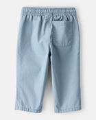 Baby Boy Everyday Pull-On Pants - Blue, image 2 of 4 slides