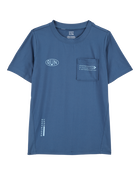 Kid Solid Short-Sleeve Tee - Navy, image 1 of 4 slides
