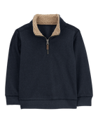 Black Toddler Half Zip Pullover Sweater Carter s Oshkosh Canada