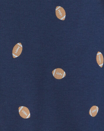 Baby Boy 4-Pack Football Long-Sleeve Multipack Bodysuits, 