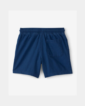 Boys Twill Shorts - Blue, 