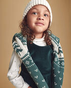 Tout-petit - Chandail tricot motif jacquard en coton biologique, image 5 sur 6 diapositives