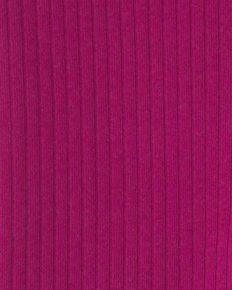 Toddler Girl Cotton Pull-On Stretch Leggings - Burgundy, image 3 of 4 slides