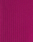 Toddler Girl Cotton Pull-On Stretch Leggings - Burgundy, image 3 of 4 slides