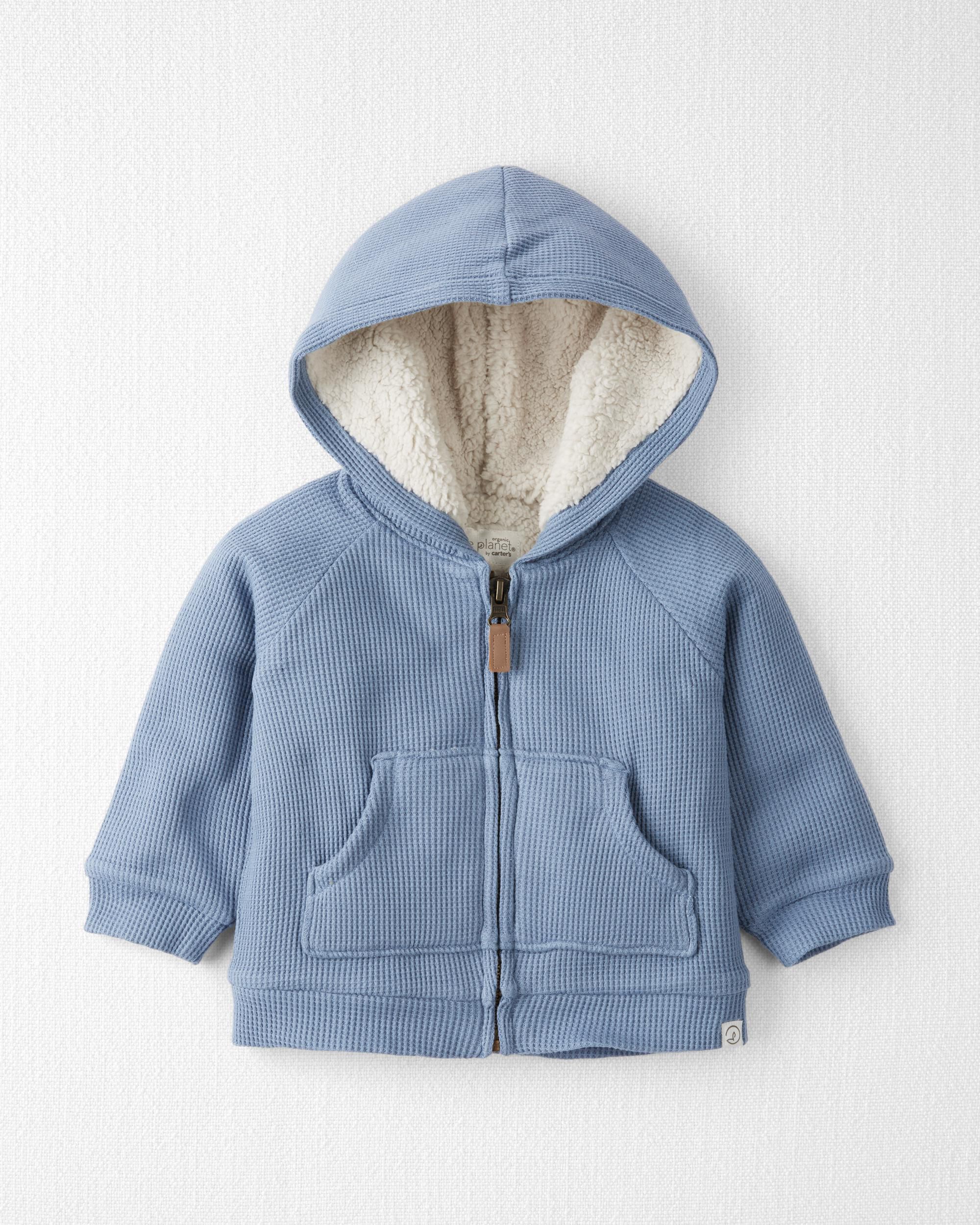 Baby blue sherpa jacket discount