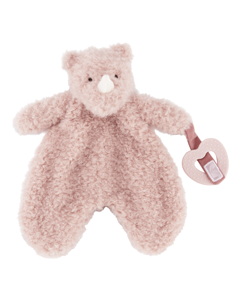 Baby Rhino Plush With Teether, image 2 of 2 slides