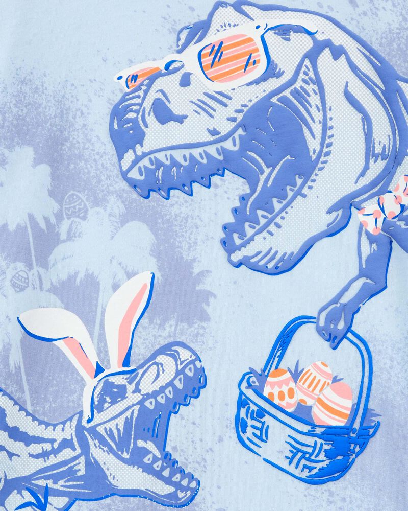 Baby Easter Bunny Dinosaur Jersey Tee, image 2 of 3 slides
