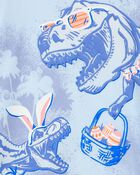 Baby Easter Bunny Dinosaur Jersey Tee, image 2 of 3 slides