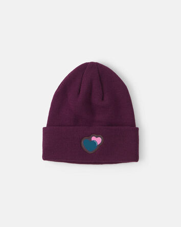 Filles - Tuque  C&oelig;urs Kombi - Mauve, 