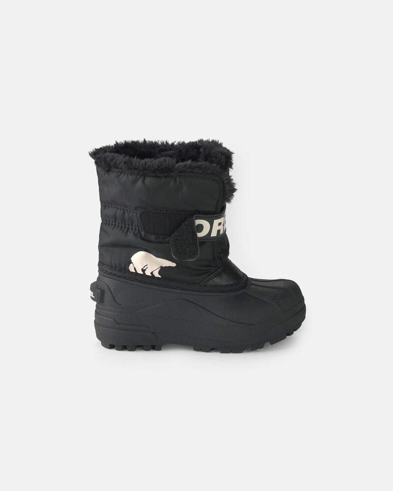 Boys SOREL Snow Commander&trade; Winter Boot - Black, image 3 of 3 slides