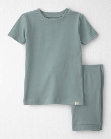 Toddler 2-Piece Organic Cotton Ribbed Pyjamas, 