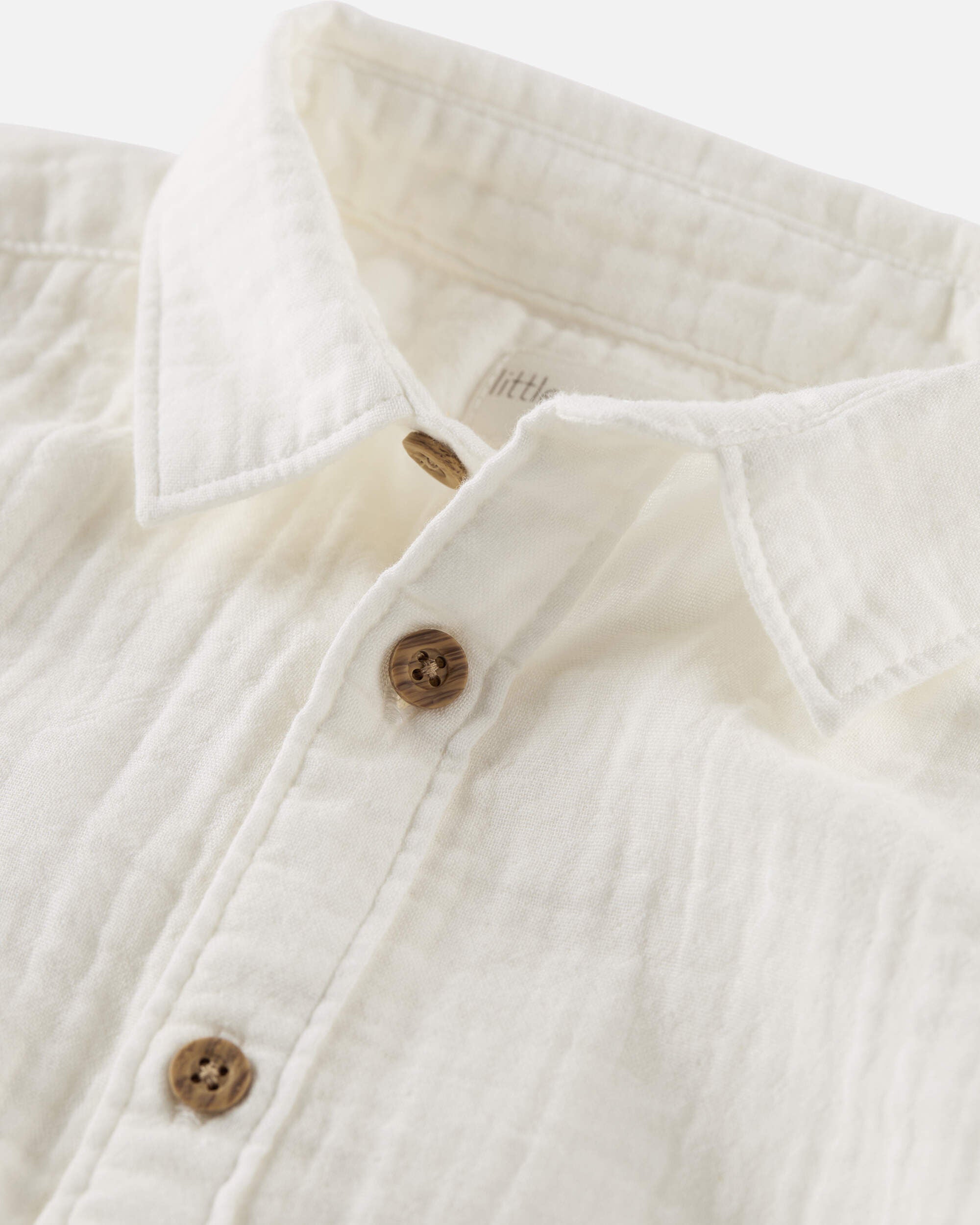 Baby white button up shirt best sale