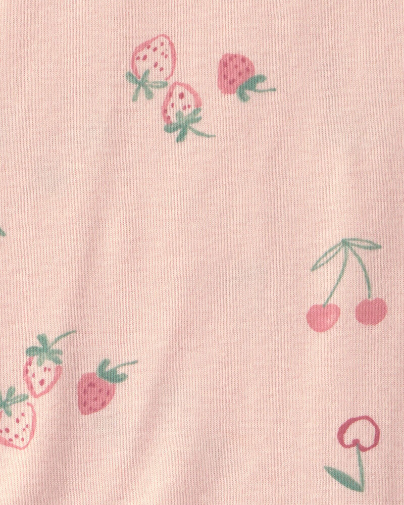 Baby Girl 3-Piece Strawberry Bodysuit & Pant Set - Pink, image 3 of 5 slides