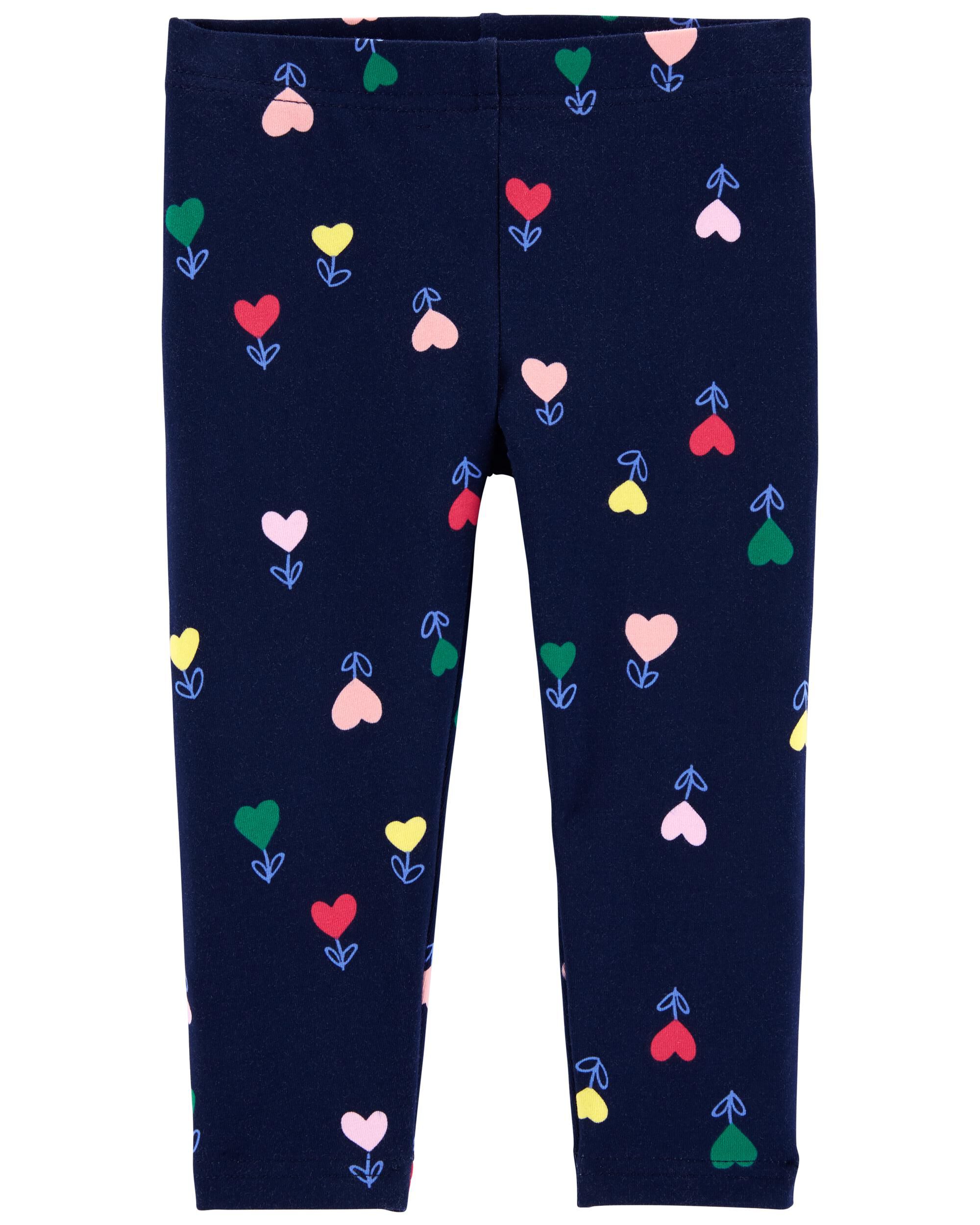 Carter's on sale heart leggings
