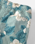 B&eacute;b&eacute; gar&ccedil;on - Short maillot de bain de mati&egrave;res recycl&eacute;es - Bleu hibiscus, image 3 sur 4 diapositives