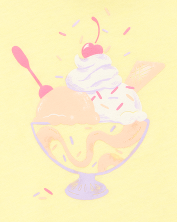 Toddler Ice Cream Sundae Graphic Tee, 